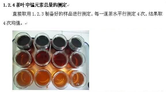 現(xiàn)泡茶與隔夜茶錳含量差值儀器檢測方案！(圖3)